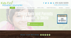 Desktop Screenshot of kidstooth.com